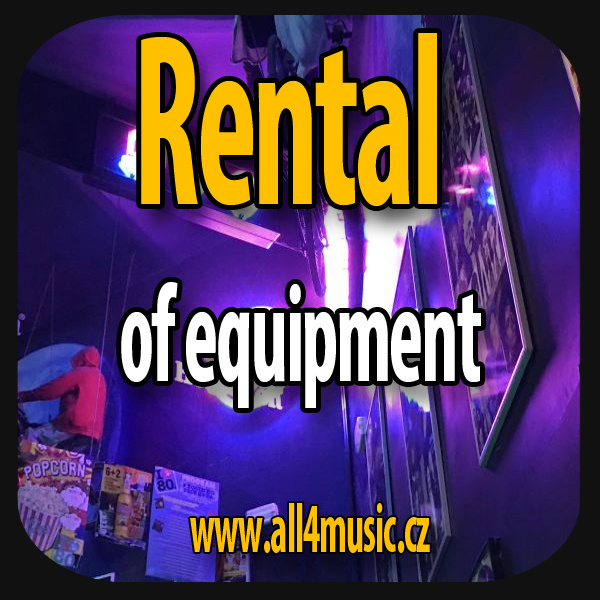 Rental equipment for djs and musicians Prague